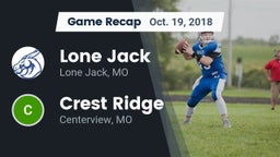 Recap: Lone Jack  vs. Crest Ridge  2018