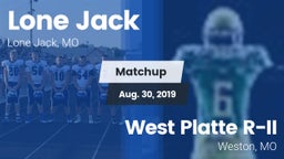 Matchup: Lone Jack High vs. West Platte R-II  2019