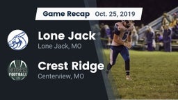 Recap: Lone Jack  vs. Crest Ridge  2019