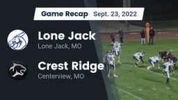 Recap: Lone Jack  vs. Crest Ridge  2022