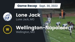 Recap: Lone Jack  vs. Wellington-Napoleon  2022