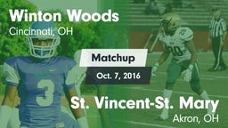 Matchup: Winton Woods High vs. St. Vincent-St. Mary  2016