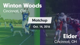 Matchup: Winton Woods High vs. Elder  2016