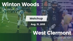 Matchup: Winton Woods High vs. West Clermont  2018
