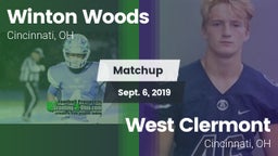 Matchup: Winton Woods High vs. West Clermont  2019