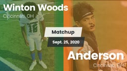 Matchup: Winton Woods High vs. Anderson  2020