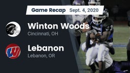 Recap: Winton Woods  vs. Lebanon  2020