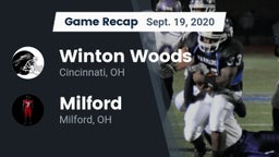 Recap: Winton Woods  vs. Milford  2020