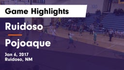 Ruidoso  vs Pojoaque  Game Highlights - Jan 6, 2017