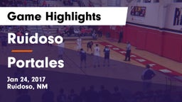 Ruidoso  vs Portales  Game Highlights - Jan 24, 2017