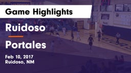 Ruidoso  vs Portales  Game Highlights - Feb 10, 2017