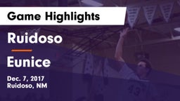 Ruidoso  vs Eunice  Game Highlights - Dec. 7, 2017