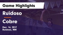 Ruidoso  vs Cobre  Game Highlights - Dec. 16, 2017