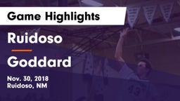 Ruidoso  vs Goddard Game Highlights - Nov. 30, 2018