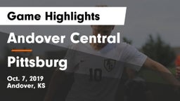 Andover Central  vs Pittsburg Game Highlights - Oct. 7, 2019