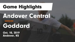 Andover Central  vs Goddard  Game Highlights - Oct. 10, 2019