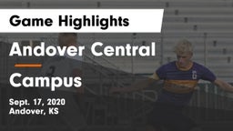 Andover Central  vs Campus  Game Highlights - Sept. 17, 2020