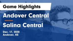 Andover Central  vs Salina Central  Game Highlights - Dec. 17, 2020