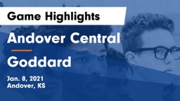 Andover Central  vs Goddard  Game Highlights - Jan. 8, 2021