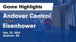 Andover Central  vs Eisenhower  Game Highlights - Feb. 23, 2024