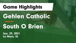 Gehlen Catholic  vs South O Brien  Game Highlights - Jan. 29, 2021