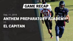 Recap: Anthem Preparatory Academy vs. El Capitan  2015