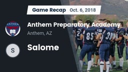 Recap: Anthem Preparatory Academy vs. Salome  2018