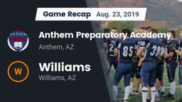 Recap: Anthem Preparatory Academy vs. Williams  2019