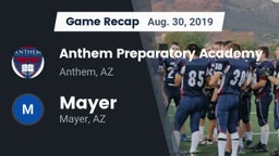 Recap: Anthem Preparatory Academy vs. Mayer   2019