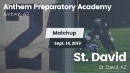 Matchup: Anthem Prep vs. St. David 2019