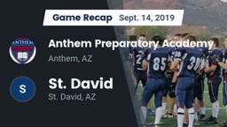 Recap: Anthem Preparatory Academy vs. St. David 2019