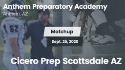 Matchup: Anthem Prep vs. Cicero Prep Scottsdale AZ 2020