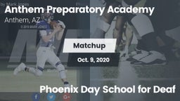 Matchup: Anthem Prep vs. Phoenix Day School for Deaf 2020