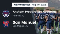 Recap: Anthem Preparatory Academy vs. San Manuel  2022