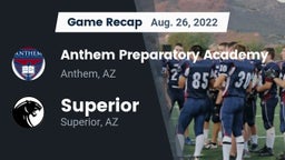 Recap: Anthem Preparatory Academy vs. Superior  2022
