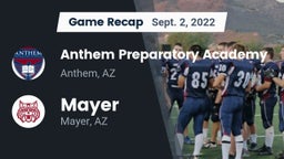 Recap: Anthem Preparatory Academy vs. Mayer   2022