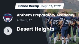 Recap: Anthem Preparatory Academy vs. Desert Heights 2022