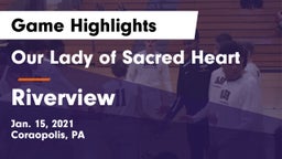 Our Lady of Sacred Heart  vs Riverview  Game Highlights - Jan. 15, 2021