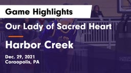 Our Lady of Sacred Heart  vs Harbor Creek  Game Highlights - Dec. 29, 2021