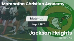 Matchup: Maranatha Christian vs. Jackson Heights  2017