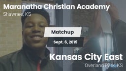 Matchup: Maranatha Christian vs. Kansas City East  2019