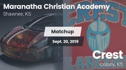 Matchup: Maranatha Christian vs. Crest  2019