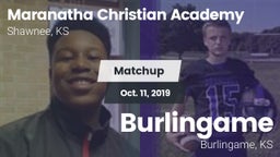 Matchup: Maranatha Christian vs. Burlingame 2019