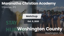 Matchup: Maranatha Christian vs. Washington County  2020