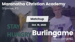 Matchup: Maranatha Christian vs. Burlingame 2020