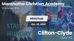 Matchup: Maranatha Christian vs. Clifton-Clyde  2020