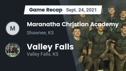 Recap: Maranatha Christian Academy vs. Valley Falls 2021