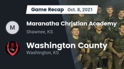 Recap: Maranatha Christian Academy vs. Washington County  2021
