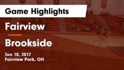 Fairview  vs Brookside  Game Highlights - Jan 10, 2017