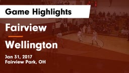 Fairview  vs Wellington  Game Highlights - Jan 31, 2017